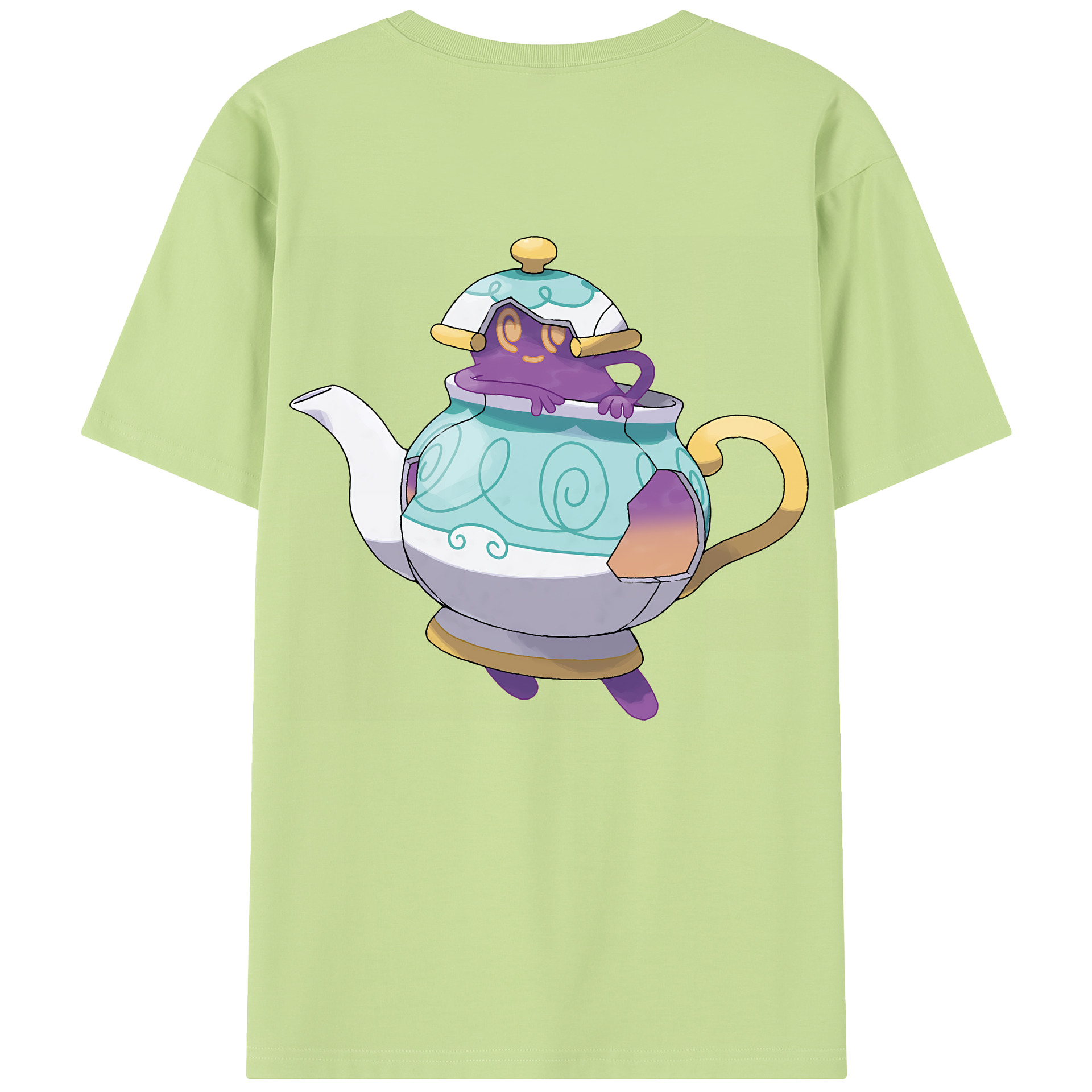 （画像用） ポケットモンスター Pokémon 綿100％半袖Tシャツ（背面プリント）